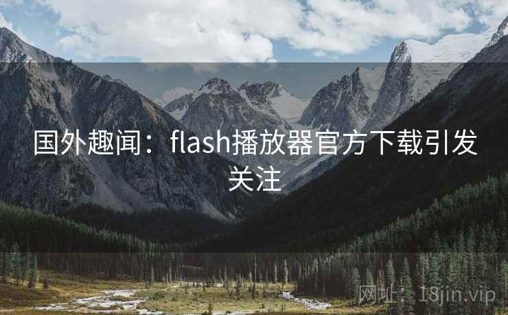 国外趣闻：flash播放器官方下载引发关注  第2张